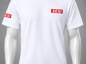 Camiseta Branca manga curta SESI